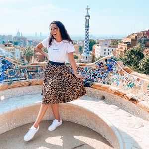 Boohoo Cheetah Print Skirt